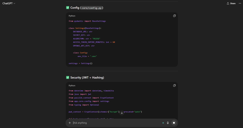 Generating Code Snippets