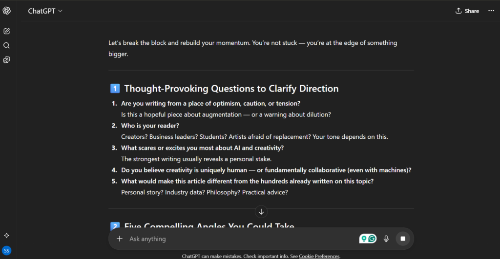 Overcome that Writer’s Block